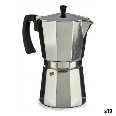 Cafetière Italienne Kinvara A111RA-1200 Argenté Aluminium 650 ml (12 Unités)