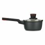 Saucepan with Lid Ø 16 cm Black Aluminium (6 Units)