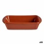 Oven Dish Baked clay Rectangular 14,5 x 4 x 20 cm (16 Units)