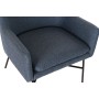 Fauteuil DKD Home Decor Bleu Noir Métal 66 x 62 x 75 cm