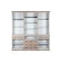 Shelves DKD Home Decor Grey Natural Mango wood 220 x 45 x 230 cm
