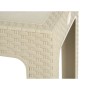 Child's Table Rattan Cream Plastic 47 x 42,5 x 47 cm (4 Units)