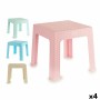 Table pour enfant Rattan Plastique 47 x 42 x 47 cm (4 Unités)