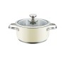 Casserole avec Couvercle Haeger PA-16H.005A Beige Ø 16 cm