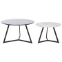 Jeu de 2 tables DKD Home Decor Noir 80 x 80 x 47,5 cm