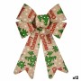 Lien Merry Christmas Décorations de Noël Multicouleur PVC 16 x 24 x 4 cm (12 Unités)