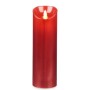 LED Candle Red 8 x 8 x 25 cm (12 Units)