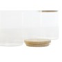 Set de 3 Boites Home ESPRIT Transparent Silicone Bambou Verre Borosilicaté 10 x 10 x 22,3 cm