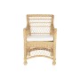 Fauteuil DKD Home Decor Blanc Naturel 56 x 63 x 86 cm