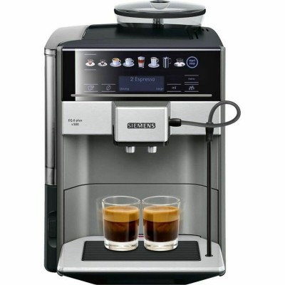 Cafetière superautomatique Siemens AG TE655203RW Noir Gris Argenté 1500 W 19 bar 2 Tasses 1,7 L