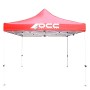 Tente OCC Motorsport Racing Rouge Polyester 420D Oxford 3 x 3 m