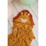 Bath towel Crochetts Brown 126 x 2 x 100 cm Lion