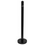 Ashtray Securit Pole Stainless steel Black 100,5 x 6,8 x 6,8 cm