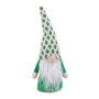 Christmas bauble White Green Sand Fabric Father Christmas 33 cm