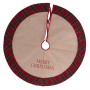 Christmas tree skirt Jute 90 cm