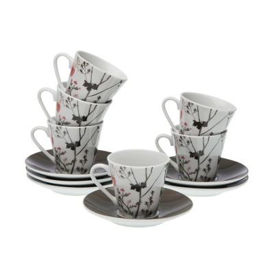 Ensemble de 6 tasses à café Versa Balbec Porcelaine