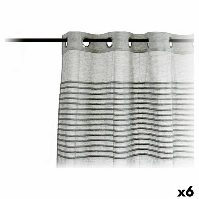 Curtains 140 x 260 cm Light grey (6 Units)