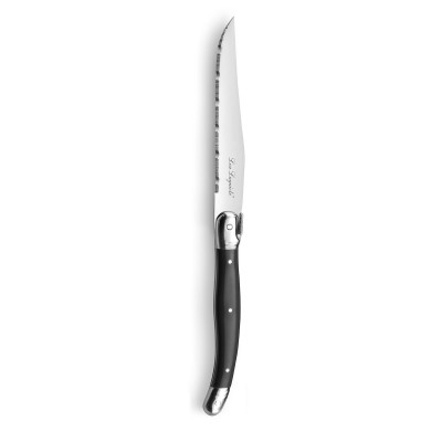 Meat Knife Set Lou Laguiole Rustic 6 Units 13 cm