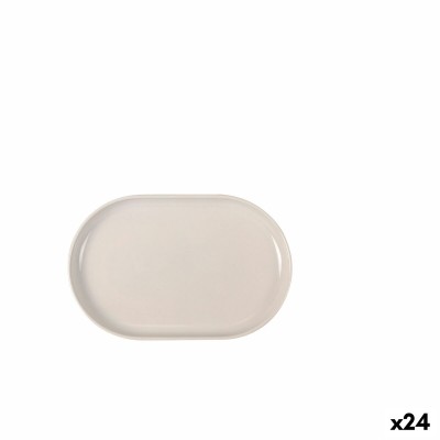 Plateau apéritif La Mediterránea Ivory Oblongue 20 x 13 x 2 cm (24 Unités)