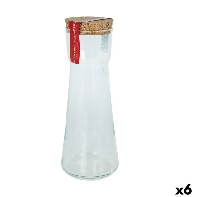 Glass Bottle Royal Leerdam Balice Cork 1L (6 Units)