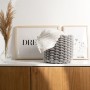 Decorative basket Vinthera Moa Cotton Grey 23 x 21 cm