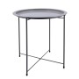 Side table Vinthera Moa Steel 47 x 50 cm Grey Metal