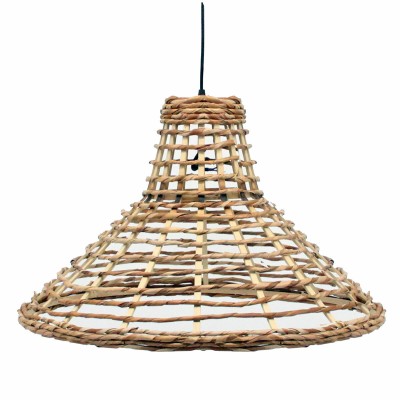 Suspension DKD Home Decor 56 x 56 x 34 cm Marron Rotin 50 W