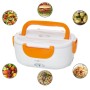 Lunch box Clatronic LB 3719 Orange White/Orange Plastic Rectangular 1,7 L