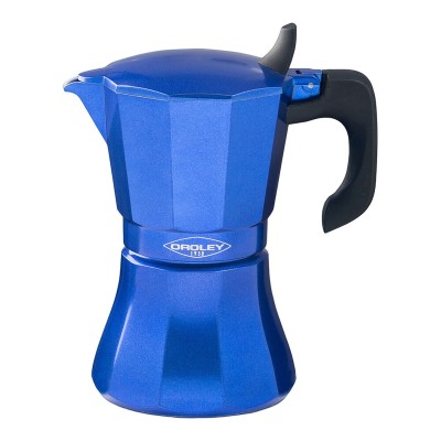 Cafetière Italienne Oroley Petra 9 Tasses Bleu Aluminium