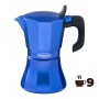 Cafetière Italienne Oroley Petra 9 Tasses Bleu Aluminium