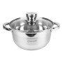 Saucepans Feel Maestro MR-2220-6L Silver Steel 6 Pieces