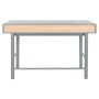 Desk Home ESPRIT Blue Grey MDF Wood 120 x 60 x 75 cm