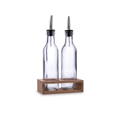 Oil and Vinegar Set Quid Naturalia Transparent Glass 260 ml