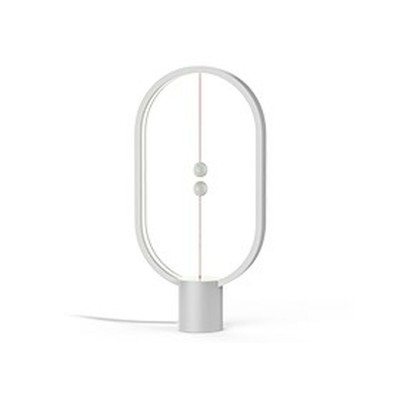 Lampe de bureau Allocacoc Heng Balance Ellipse Blanc Vert tendre Plastique 23 x 36 x 16 cm