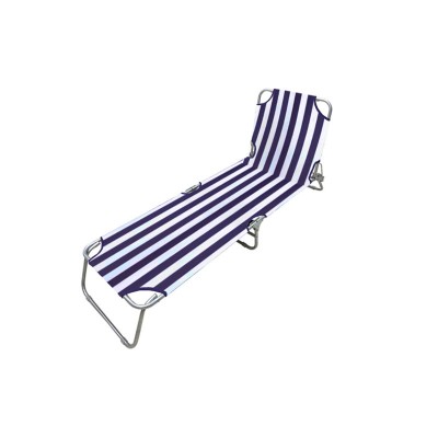 Chaise longue Marbueno Rayures Bleu Blanc 187 x 24 x 55 cm