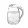 Water Kettle and Electric Teakettle Deerma SH30W White Transparent Glass Stainless steel 1850-2200 W 1,7 L