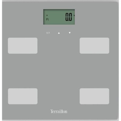 Balance Numérique de Salle de Bain Terraillon Regular Fit Gris 160 kg