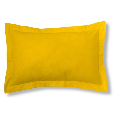 Cushion cover Alexandra House Living Mustard 55 x 55 + 5 cm