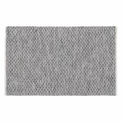 Carpet Grey 70 % cotton 30 % Polyester 120 x 180 cm