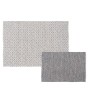 Tapis Blanc Gris 70 % coton 30 % Polyester 160 x 230 cm