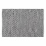 Carpet White Grey 70 % cotton 30 % Polyester 160 x 230 cm