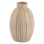 Vase White Beige Bamboo 24 x 24 x 37 cm