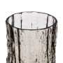 Vase Gris Verre 10 x 10 x 25,5 cm