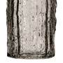 Vase Gris Verre 10 x 10 x 25,5 cm