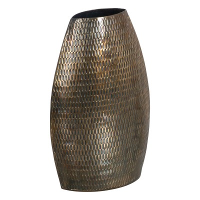 Vase Doré Aluminium 12 x 25 x 41 cm