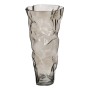 Vase Gris Verre 19 x 17 x 38,5 cm