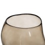 Vase Taupe Verre 18,5 x 19,5 x 19,5 cm