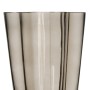 Vase Gris Verre 15,5 x 15 x 25 cm