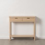 Console Naturel Bois de pin Bois MDF 90 x 30 x 81 cm