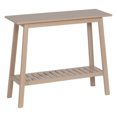 Console Blanc Bois de pin Bois MDF 90 x 32 x 75 cm